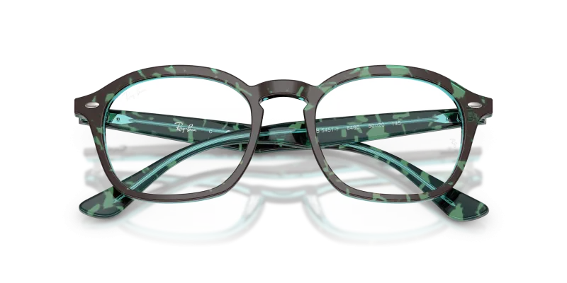 Rayban RX5451F 8486 close-up ด้านหน้า