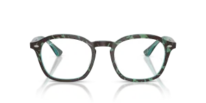 Rayban RX5451F 8486 แว่นสายตาอะซิเตทลายเต่า Havana ตัดฟ้า สำหรับทุกเพศ