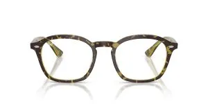 Rayban RX5451F 8487 แว่นสายตาฮาวานาเขียวโปร่งใส สำหรับทุกเพศ