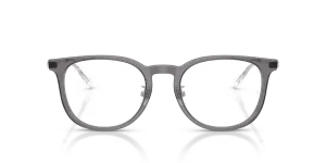Rayban RX5453D 8268 แว่นสายตาอะซิเตทสีเทาโปร่งใส สำหรับทุกเพศ