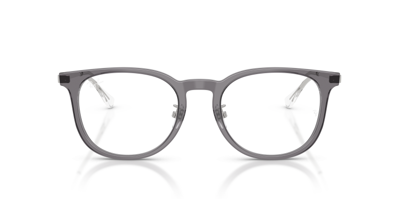 Rayban RX5453D 8268 แว่นสายตาอะซิเตทสีเทาโปร่งใส สำหรับทุกเพศ