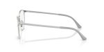 แว่นสายตา Rayban RX6375 2501 มุมข้าง ทรง Phantos โลหะบางสีเงินรมเงา (Silver Polished) ดูสะอาดและเรียบหรู