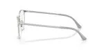 แว่นสายตา Rayban RX6375 2501 มุมข้าง ทรง Phantos โลหะบางสีเงินรมเงา (Silver Polished) ดูสะอาดและเรียบหรู