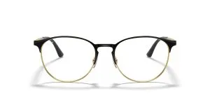 Rayban RX6375 2890 แว่นสายตาดำพื้นทอง สำหรับทุกเพศ
