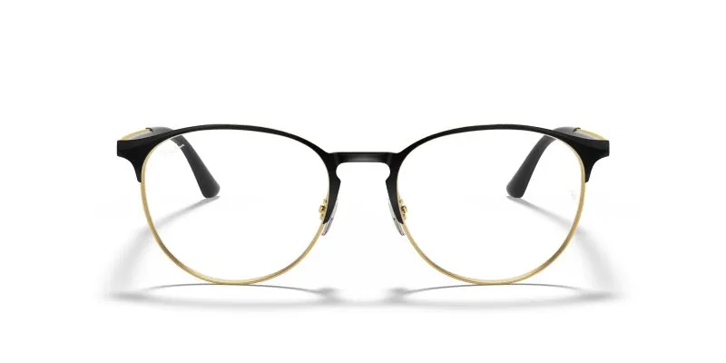 Rayban RX6375 2890 แว่นสายตาดำพื้นทอง สำหรับทุกเพศ Rayban RX6375 2890 แว่นสายตาดำพื้นทอง สำหรับทุกเพศ