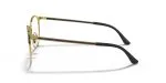 แว่นสายตา Rayban RX6375 2890 มุมข้าง ทรง Phantos โลหะบางกะทัดรัด สีดำตัดทองอริสต้า (Arista) เพิ่มความหรูแบบเงียบ แว่นสายตา Rayban RX6375 2890 มุมข้าง ทรง Phantos โลหะบางกะทัดรัด สีดำตัดทองอริสต้า (Arista) เพิ่มความหรูแบบเงียบ
