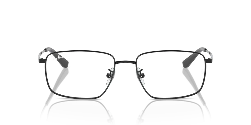 Rayban RX6524D 2509 แว่นสายตาโลหะทรงหมอนสีดำ ทั้งสองเพศ