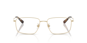 Rayban Optic RX6524D 2993 แว่นสายตากรอบโลหะสีทองอ่อนทรงหมอน ยูนิเซ็กซ์