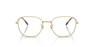 Rayban RX6534 2500 แว่นสายตาโลหะสีทอง Arista สำหรับทั้งสองเพศ