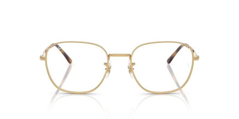 Rayban RX6534 2500 แว่นสายตาโลหะสีทอง Arista สำหรับทั้งสองเพศ