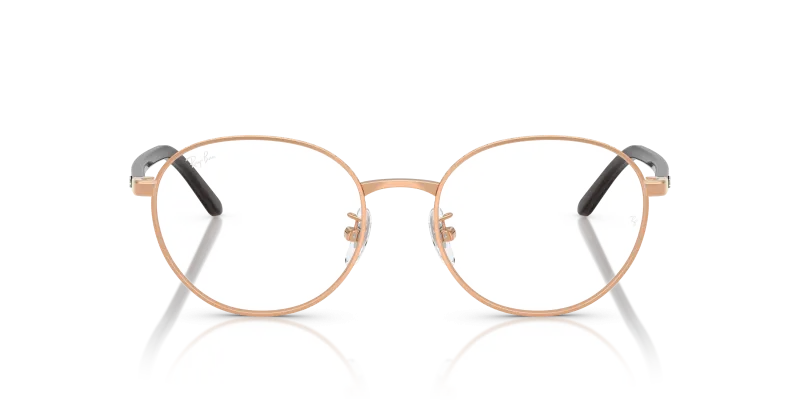 Rayban RX6538D 3094 แว่นสายตาสีโรสโกลด์ ทรงแฟนทอส กรอบโลหะ