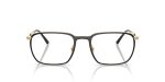 Rayban RX6549 2994 แว่นสายตาโลหะดำด้านพื้นทอง Arista ทุกเพศ Rayban RX6549 2994 แว่นสายตาโลหะดำด้านพื้นทอง Arista ทุกเพศ