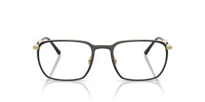 Rayban RX6549 2994 แว่นสายตาโลหะดำด้านพื้นทอง Arista ทุกเพศ