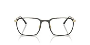 Rayban RX6549 2994 แว่นสายตาโลหะดำด้านพื้นทอง Arista ทุกเพศ