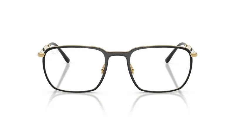 Rayban RX6549 2994 แว่นสายตาโลหะดำด้านพื้นทอง Arista ทุกเพศ Rayban RX6549 2994 แว่นสายตาโลหะดำด้านพื้นทอง Arista ทุกเพศ