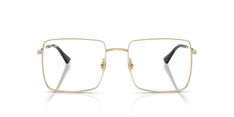 Rayban RX6553 2993 แว่นสายตาสีทองอ่อน ทรงสี่เหลี่ยม ทั้งสองเพศ
