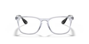 Rayban RX7074 5943 แว่นสายตากรอบใสคริสตัลขาดำเงา ทุกเพศ
