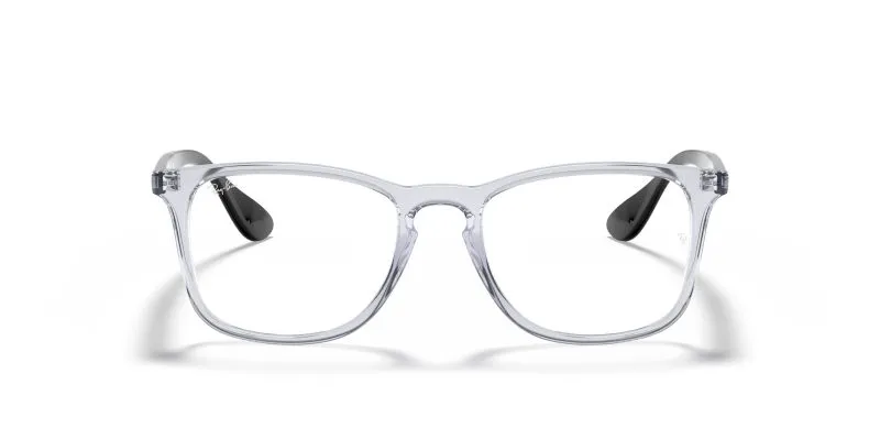 Rayban RX7074 5943 แว่นสายตากรอบใสคริสตัลขาดำเงา ทุกเพศ