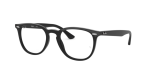 Rayban Optic RX7159F-2000 Black Rayban RX7159F 2000 close-up ด้านหน้า