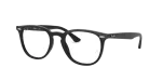 Rayban Optic RX7159F-2000 Black Rayban RX7159F 2000 close-up ด้านหน้า