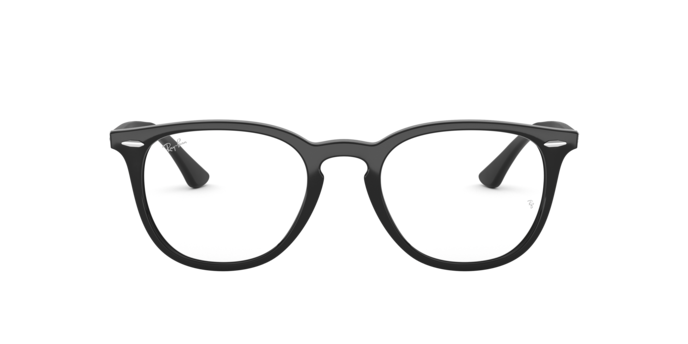Rayban Optic RX7159F-2000 Black Rayban RX7159F 2000 แว่นสายตา ดำ ทุกเพศ