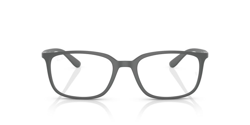 Rayban RX7208 5521 Matte Grey แว่นสายตาทรงหมอนสีเทาด้าน สำหรับทั้งสองเพศ