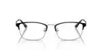 Rayban RX8772D 1235 แว่นสายตาไทเทเนียมดำพื้นเงินครึ่งขอบ ทุกเพศ Rayban RX8772D 1235 แว่นสายตาไทเทเนียมดำพื้นเงินครึ่งขอบ ทุกเพศ