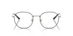 Rayban RX8778D-1250 แว่นสายตาไทเทเนียมดำพื้นทอง ทรงสี่เหลี่ยมจัตุรัส Asian Fit