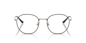 Rayban RX8778D-1250 แว่นสายตาไทเทเนียมดำพื้นทอง ทรงสี่เหลี่ยมจัตุรัส Asian Fit