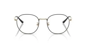 Rayban RX8778D-1250 แว่นสายตาไทเทเนียมดำพื้นทอง ทรงสี่เหลี่ยมจัตุรัส Asian Fit