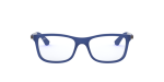 Rayban Junior RY1549 3655 Matte Blue Rayban RY1549 3655 แว่นสายตาเด็กทรงสี่เหลี่ยมกรอบฉีดสีน้ำเงินด้าน