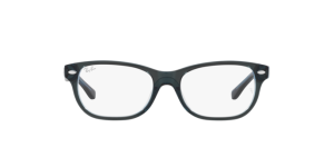 Rayban RY1555F 3667 แว่นสายตาเด็กทรงสี่เหลี่ยม กรอบอะซิเตทน้ำเงิน สำหรับเด็ก