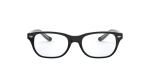 Rayban Optic RY1555 3529 Black On Transparent Rayban RY1555 3529 แว่นสายตาเด็กสีดำพื้นโปร่งใส สำหรับเด็ก
