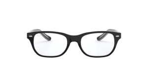 Rayban RY1555 3529 แว่นสายตาเด็กสีดำพื้นโปร่งใส สำหรับเด็ก