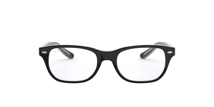 Rayban Optic RY1555 3529 Black On Transparent Rayban RY1555 3529 แว่นสายตาเด็กสีดำพื้นโปร่งใส สำหรับเด็ก