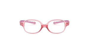 Rayban RY1587 3767 แว่นสายตา แดงอ่อนโปร่งใส เด็ก
