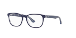 Rayban Optic RY1592 3853 Blue On Transparent Rayban RY1592 3853 close-up ด้านหน้า