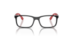 Rayban RY1621F 3928 แว่นสายตาเด็กสีดำพื้นแดง สำหรับเด็ก