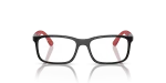 Rayban RY1621F 3928 แว่นสายตาเด็กสีดำพื้นแดง สำหรับเด็ก