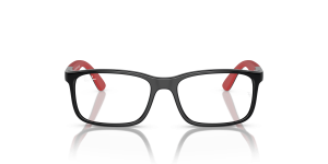 Rayban RY1621F 3928 แว่นสายตาเด็กสีดำพื้นแดง สำหรับเด็ก