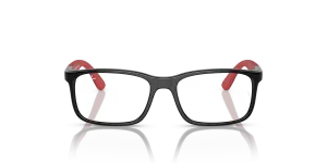 Rayban RY1621F 3928 แว่นสายตาเด็กสีดำพื้นแดง สำหรับเด็ก