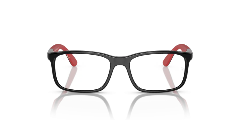 Rayban RY1621F 3928 แว่นสายตาเด็กสีดำพื้นแดง สำหรับเด็ก