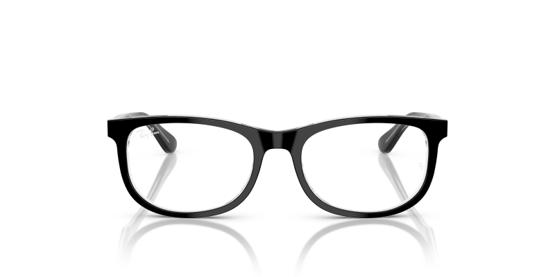 Rayban RY1642F 3529 แว่นสายตาเด็กสีดำพื้นโปร่งใส สำหรับเด็ก