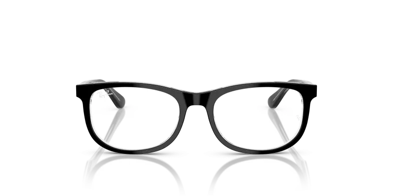 Rayban RY1642F 3529 แว่นสายตาเด็กสีดำพื้นโปร่งใส สำหรับเด็ก