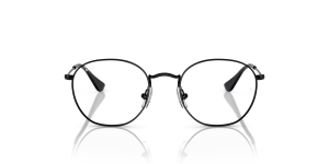 Rayban RY9572V 4005 แว่นสายตาเด็กทรงเรขาคณิต กรอบโลหะดำ สำหรับเด็ก