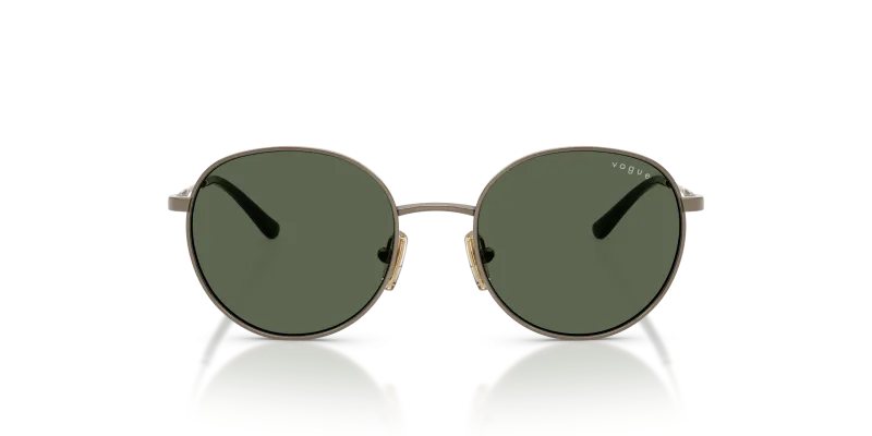 Vogue Sun VJ1002 513871 Light Brown Dark Green Vogue VJ1002 513871 แว่นกันแดดโลหะน้ำตาลอ่อนเลนส์เขียวเข้ม สำหรับเด็ก