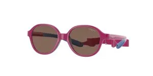 แว่นกันแดด Vogue VJ2012 256873 Pink On Rubber Blue Dark Brown