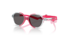 Vogue Sun VJ2012 330187 Azure Fuchsia Rubber Smoke Black Vogue VJ2012 330187 มุมเอียง 3/4