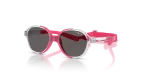 Vogue Sun VJ2012 330187 Azure Fuchsia Rubber Smoke Black Vogue VJ2012 330187 มุมเอียง 3/4