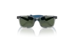 Vogue Sun VJ2017 228371 Transparent Grey Blue Rubber Dark Green Vogue VJ2017 228371 แว่นกันแดดเด็กกรอบยางเทาฟ้าโปร่งใส ทั้งสองเพศ